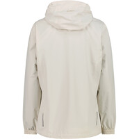 Cmp chaqueta impermeable mujer WOMAN JACKET FIX HOOD BLANCO vista trasera