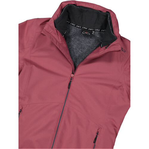 Cmp chaqueta impermeable mujer WOMAN JACKET FIX HOOD DETACHBLE INN.JACKET ROSA