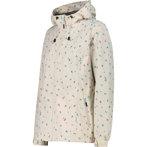 CMP WOMAN JACKET FIX HOOD marron