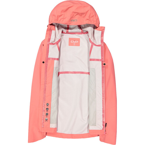CMP WOMAN JACKET FIX HOOD naranja