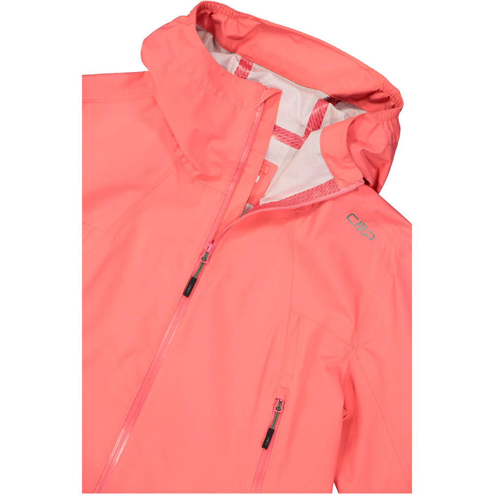 Cmp chaqueta impermeable mujer WOMAN JACKET FIX HOOD NARANJA 04