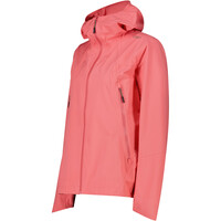 Cmp chaqueta impermeable mujer WOMAN JACKET FIX HOOD NARANJA vista detalle