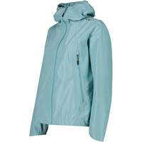 Cmp chaqueta impermeable mujer WOMAN JACKET FIX HOOD VERDE vista detalle