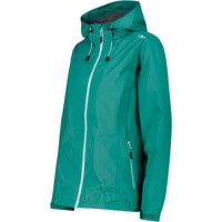 Cmp chaqueta impermeable mujer WOMAN JACKET FIX HOOD VERDE vista detalle