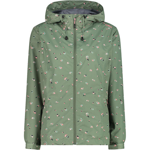 CMP WOMAN JACKET FIX HOOD verde