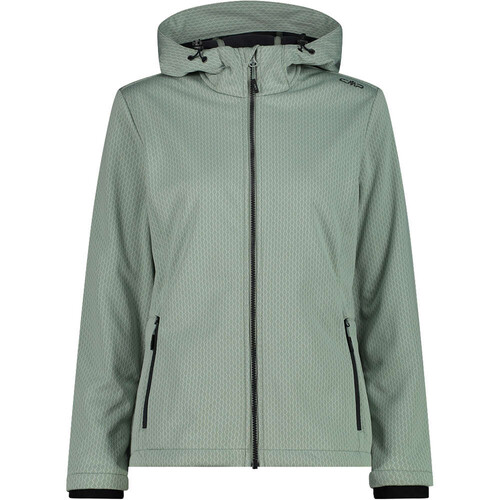 CMP WOMAN JACKET FIX HOOD verde