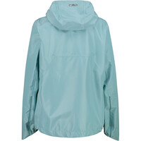 Cmp chaqueta impermeable mujer WOMAN JACKET FIX HOOD VERDE vista trasera