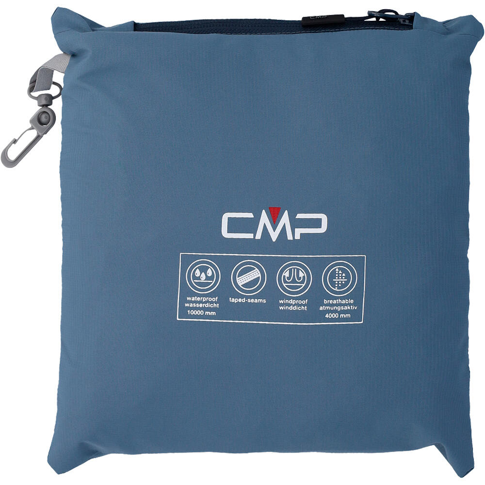 Cmp chaqueta impermeable mujer WOMAN JACKET SNAPS HOOD AZUL 03