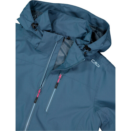 CMP WOMAN JACKET ZIP azul