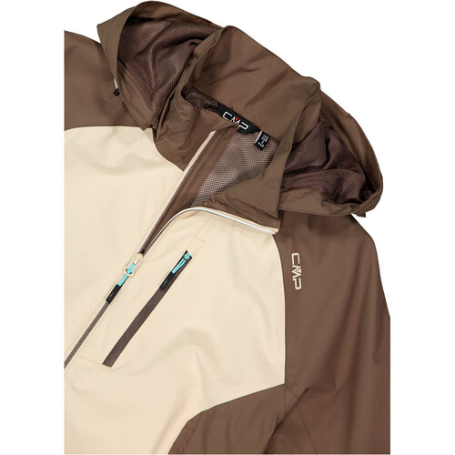 CMP WOMAN JACKET ZIP HOOD marron