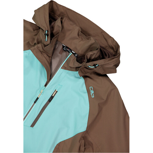 Cmp chaqueta impermeable mujer WOMAN JACKET ZIP HOOD VERDE