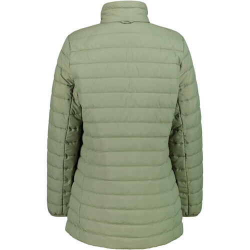 CMP WOMAN PARKA ZIP HOOD DETACHABLE INN.JACKET verde