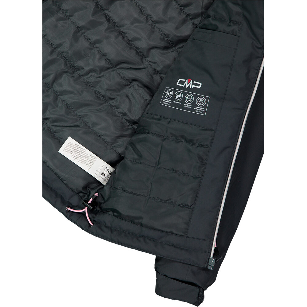 Cmp chaqueta impermeable niño KID G JACKET FIX HOOD GRIS 05