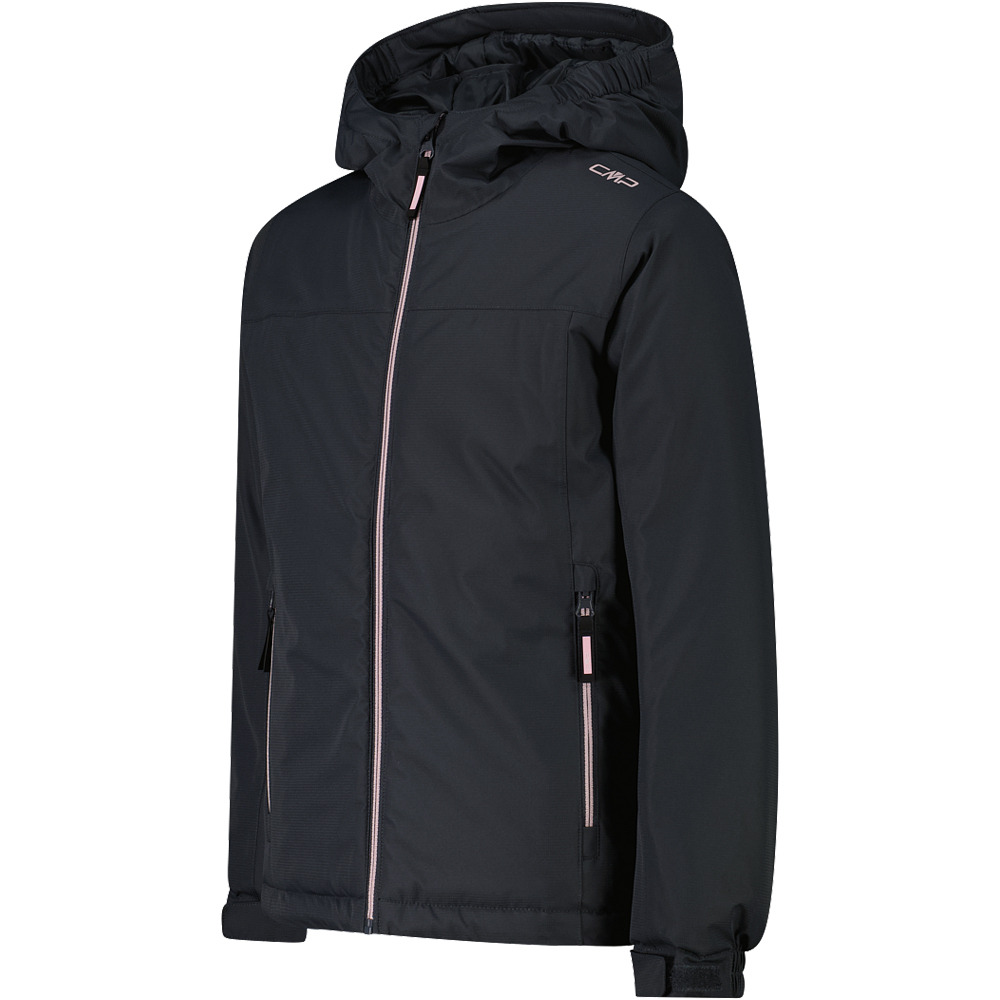 Cmp chaqueta impermeable niño KID G JACKET FIX HOOD GRIS vista detalle
