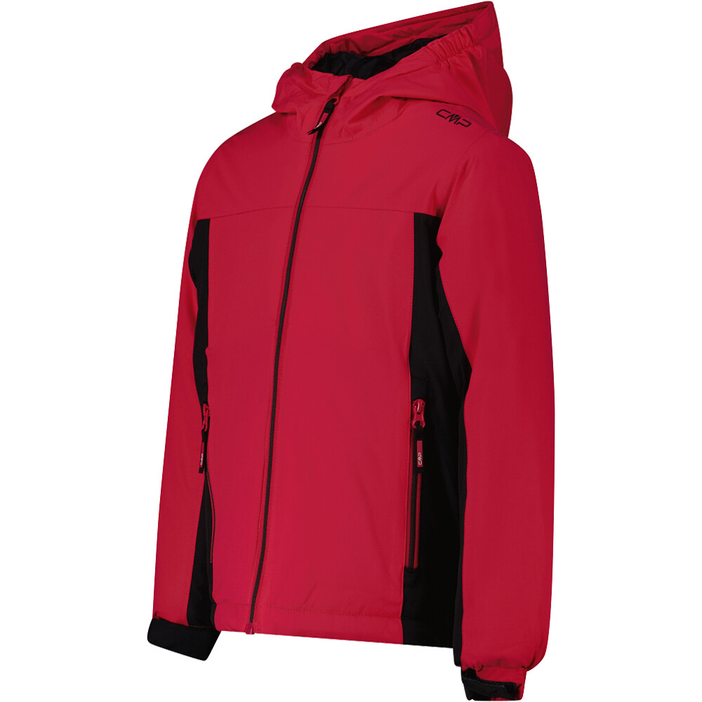 Cmp chaqueta impermeable niño KID G JACKET FIX HOOD ROJO vista detalle
