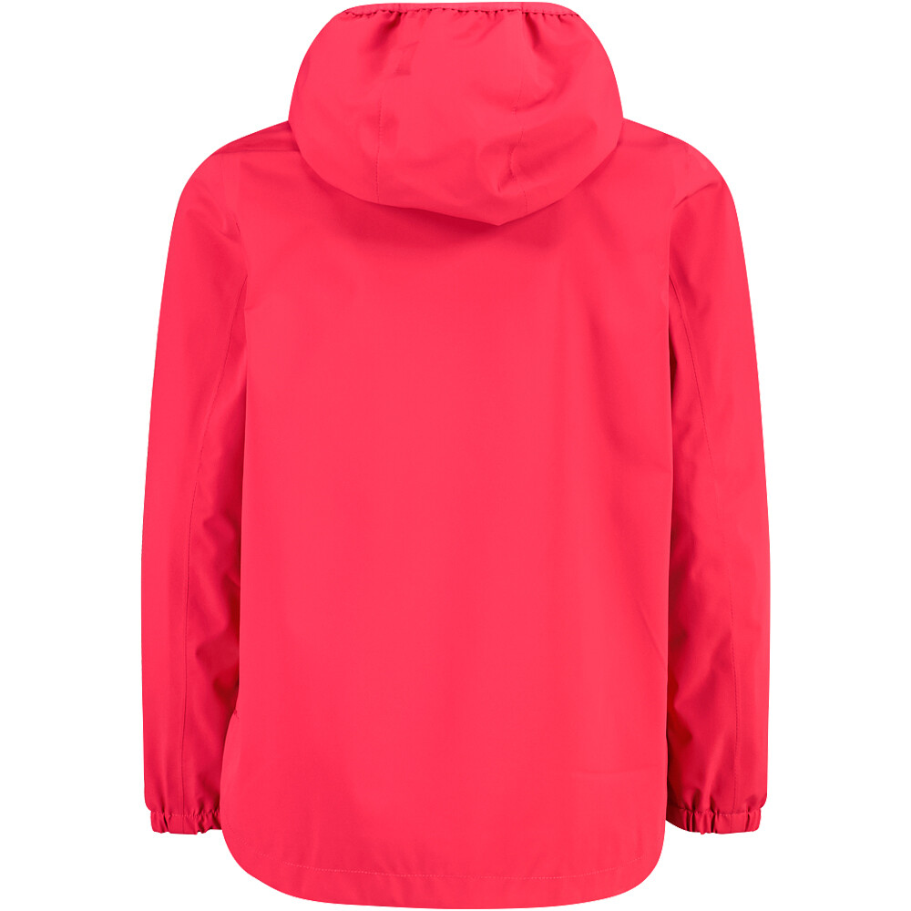 Cmp chaqueta impermeable niño KID G JACKET FIX ROJO vista trasera