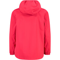 Cmp chaqueta impermeable niño KID G JACKET FIX ROJO vista trasera