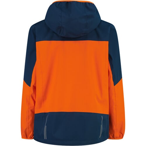 CMP KID JACKET FIX HOOD azul
