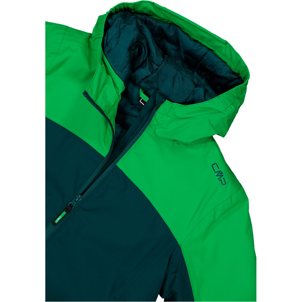 Cmp chaqueta impermeable niño KID JACKET FIX HOOD VERDE 04