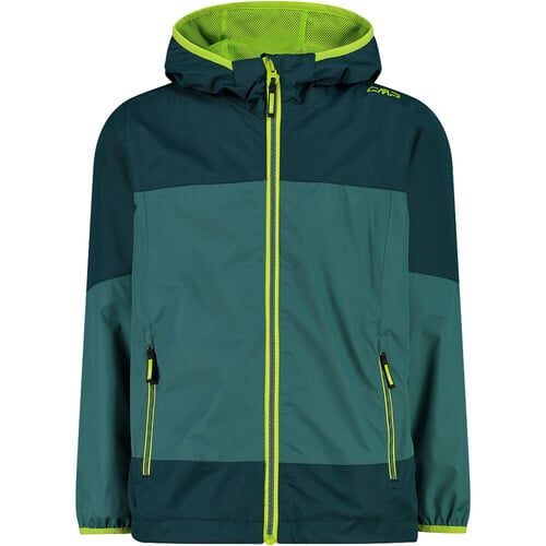 CMP KID JACKET FIX HOOD verde