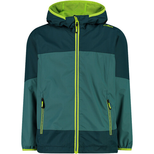 CMP KID JACKET FIX HOOD verde