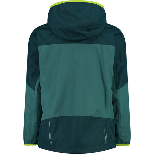 CMP KID JACKET FIX HOOD verde