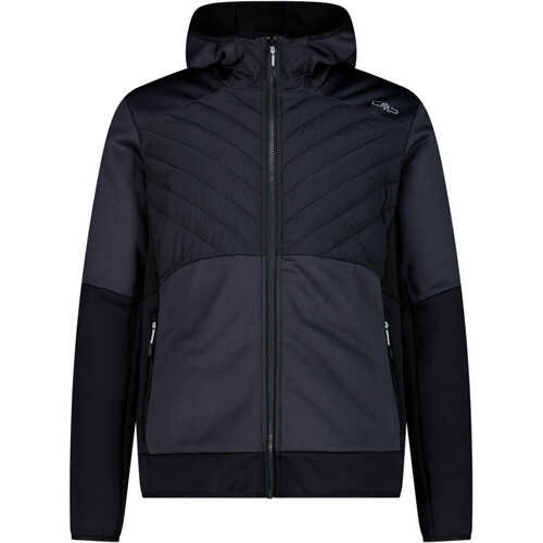 Cmp chaqueta outdoor hombre MAN HYBRID JACKET FIX HOOD GRIS