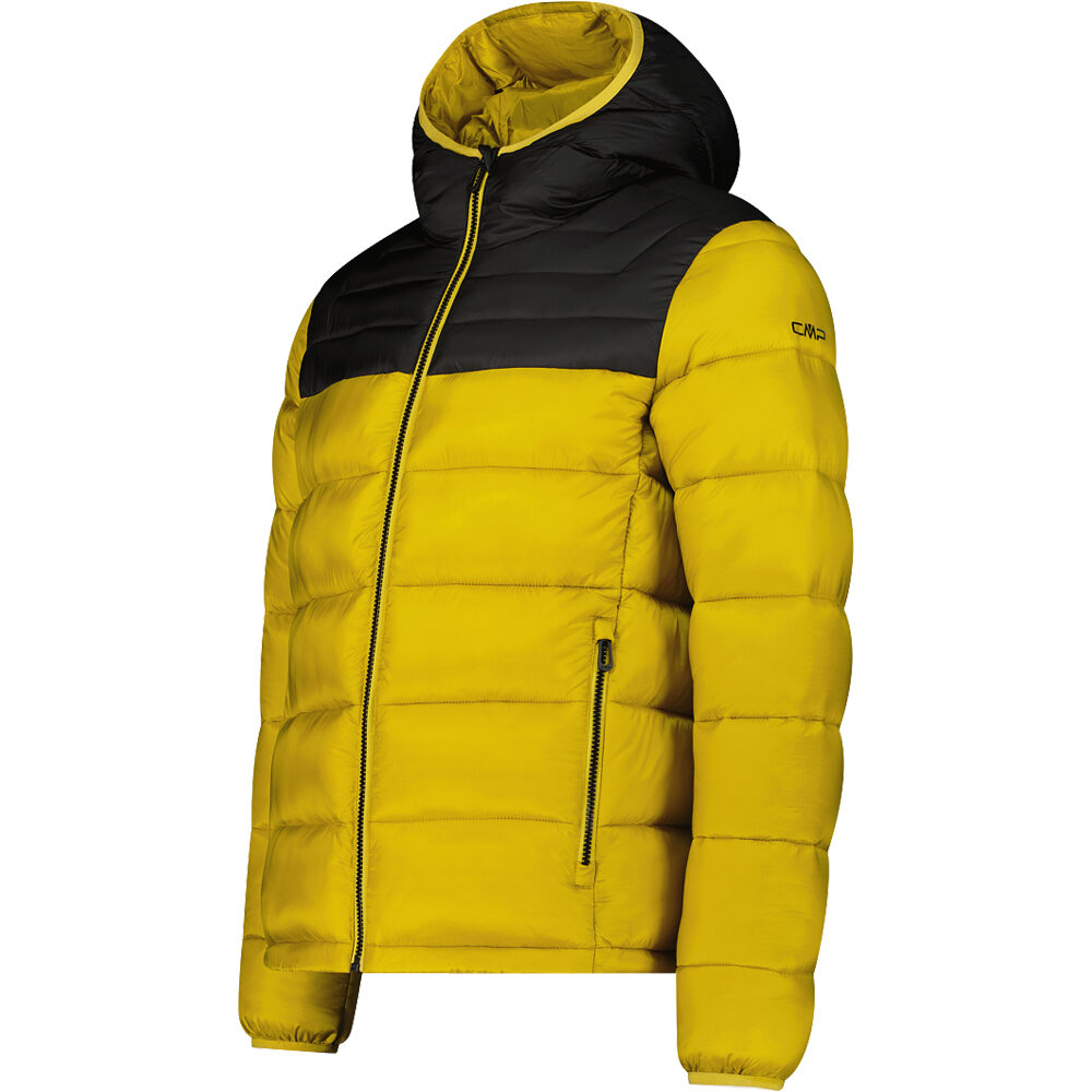 Cmp chaqueta outdoor hombre MAN JACKET FIX HOOD AMARILLO vista detalle