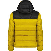 Cmp chaqueta outdoor hombre MAN JACKET FIX HOOD AMARILLO vista trasera