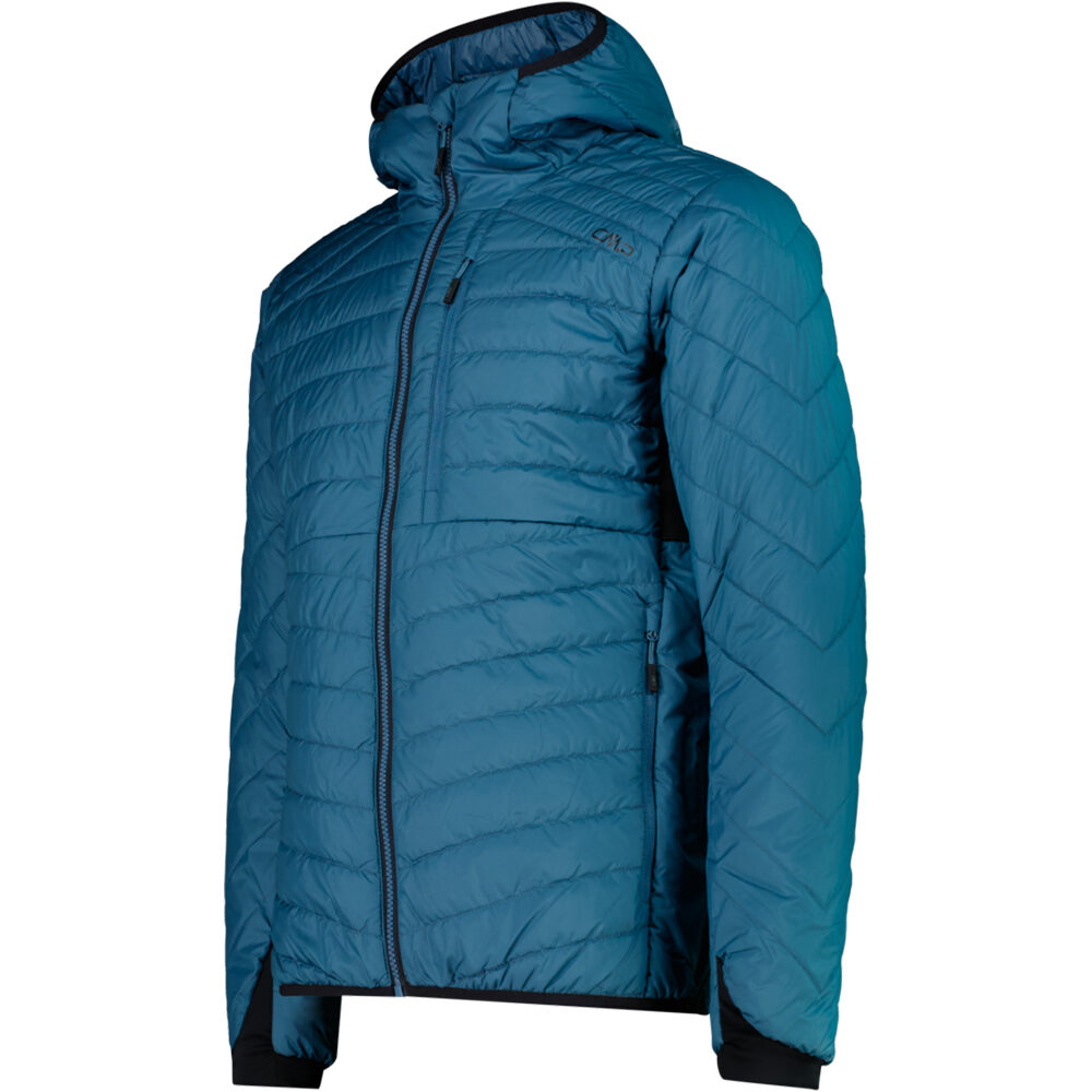 Cmp chaqueta outdoor hombre MAN JACKET FIX HOOD AZUL vista detalle