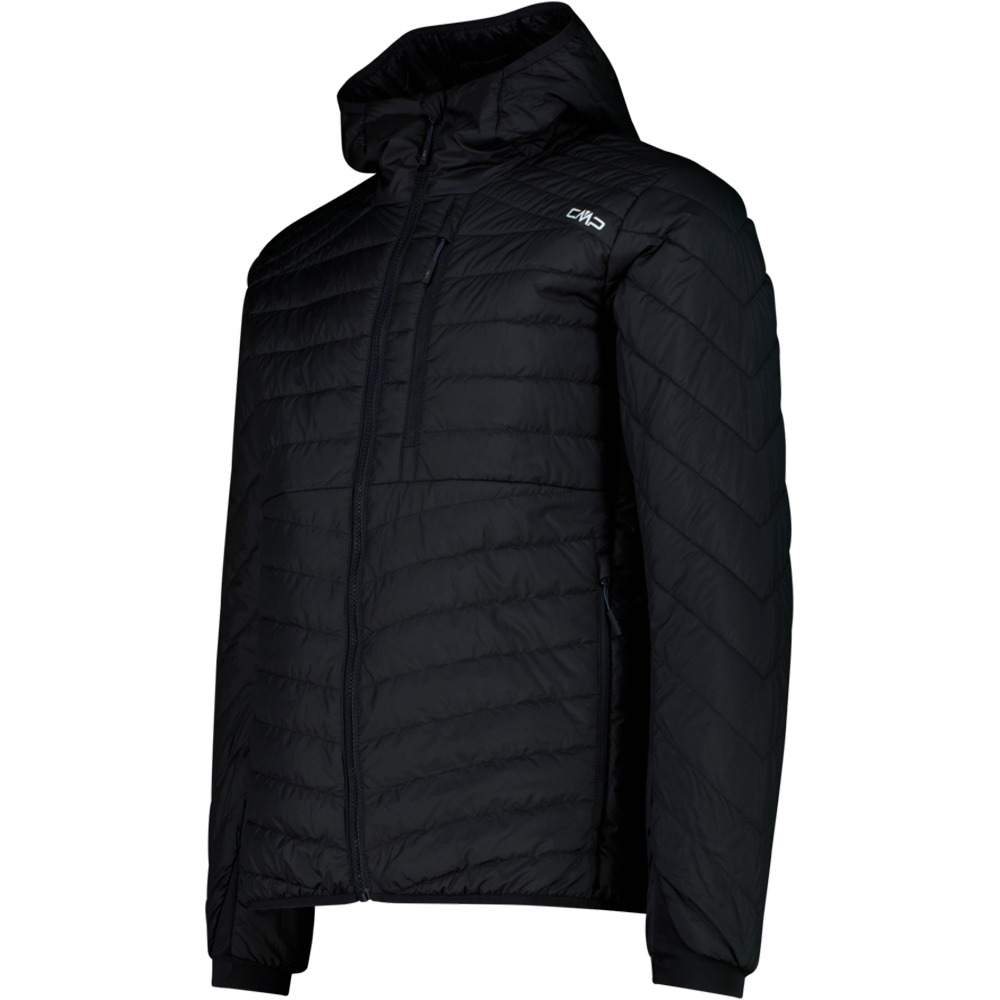 Cmp chaqueta outdoor hombre MAN JACKET FIX HOOD GRIS vista detalle