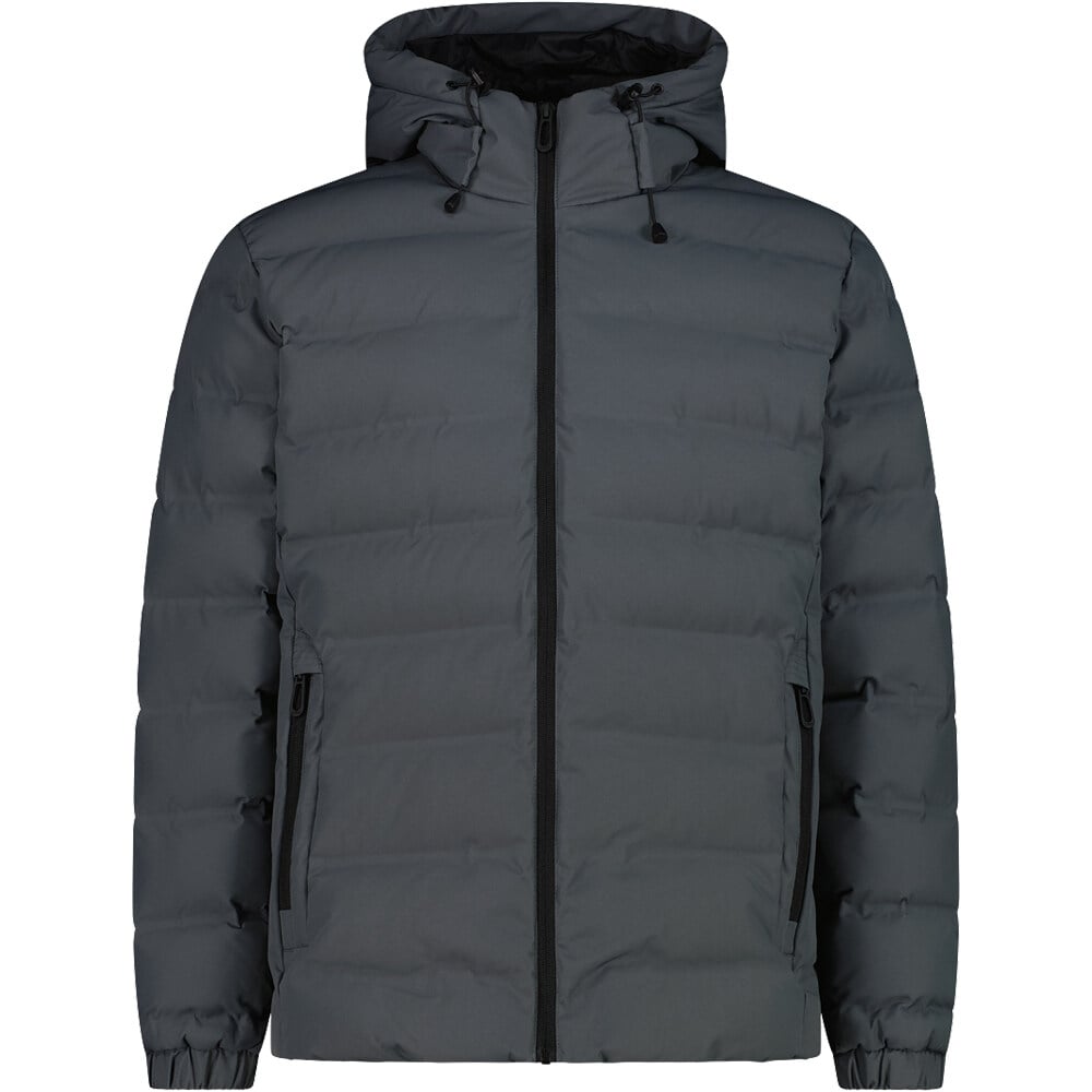 Cmp chaqueta outdoor hombre MAN JACKET FIX HOOD GRIS vista frontal