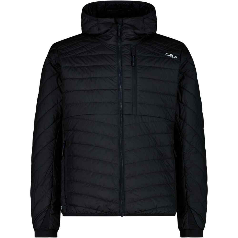 Cmp chaqueta outdoor hombre MAN JACKET FIX HOOD GRIS vista frontal