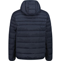 Cmp chaqueta outdoor hombre MAN JACKET FIX HOOD GRIS vista trasera