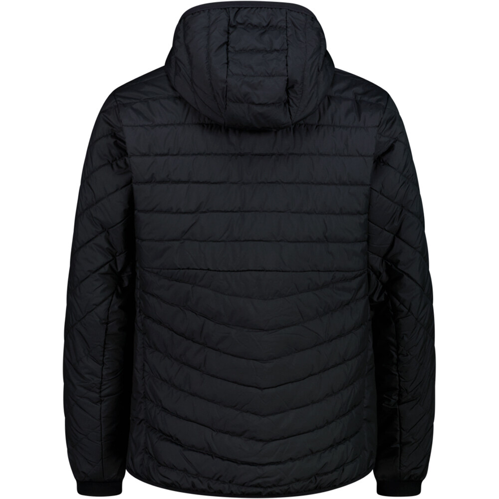 Cmp chaqueta outdoor hombre MAN JACKET FIX HOOD GRIS vista trasera