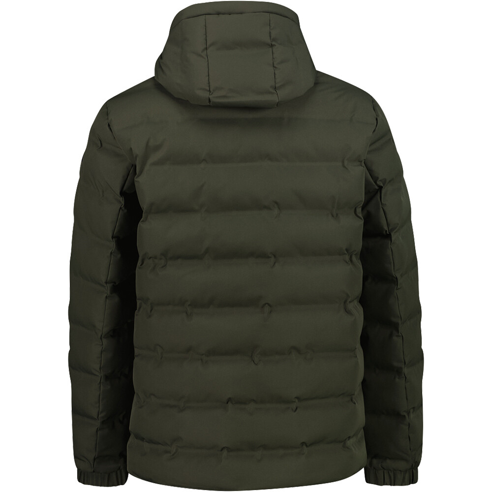Cmp chaqueta outdoor hombre MAN JACKET FIX HOOD VERDE vista trasera