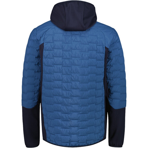 CMP MAN JACKET HYBRID FIX HOOD azul