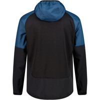 Cmp chaqueta outdoor hombre MAN JACKET HYBRID FIX HOOD AZUL vista trasera