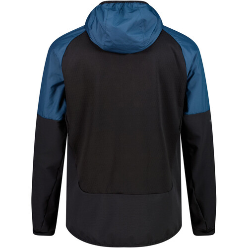 CMP MAN JACKET HYBRID FIX HOOD azul