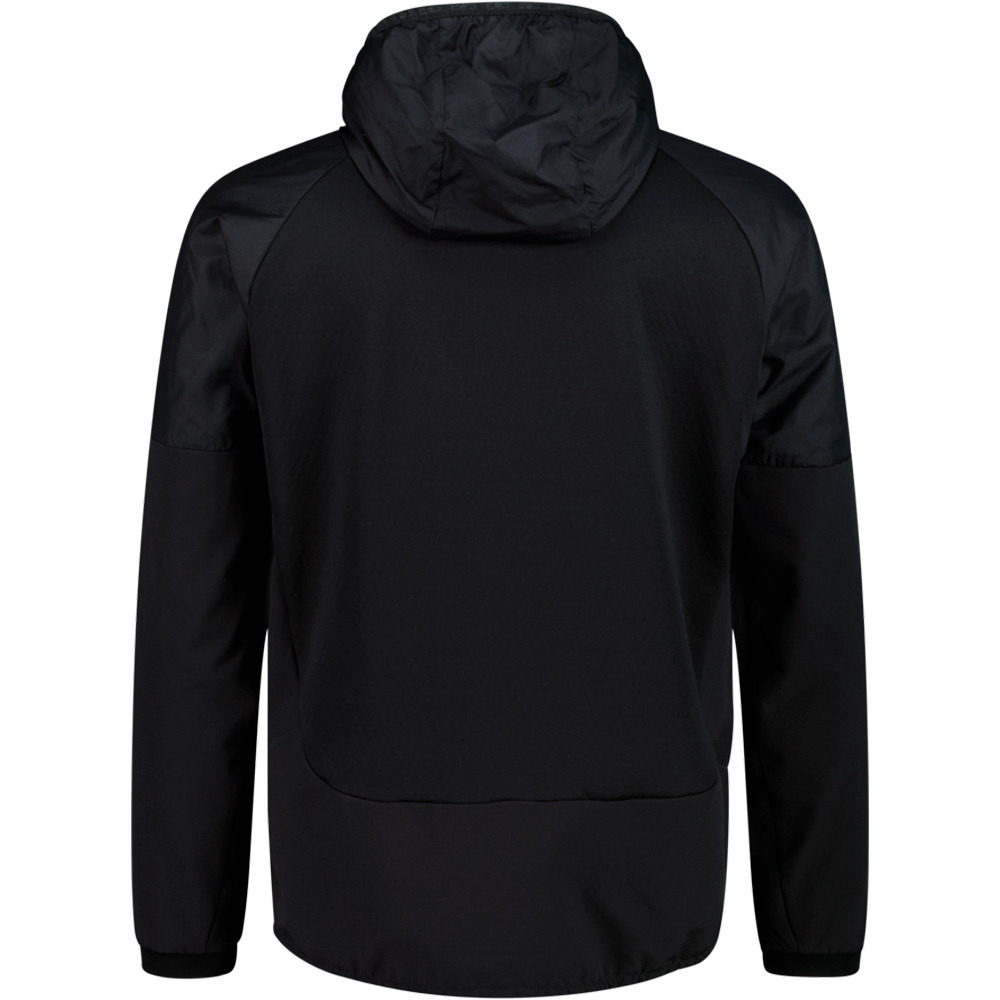 Cmp chaqueta outdoor hombre MAN JACKET HYBRID FIX HOOD GRIS vista trasera