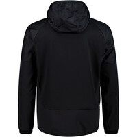 Cmp chaqueta outdoor hombre MAN JACKET HYBRID FIX HOOD GRIS vista trasera