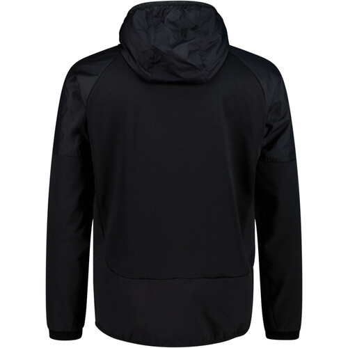 CMP MAN JACKET HYBRID FIX HOOD gris