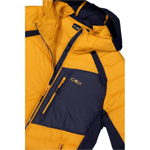 CMP MAN JACKET HYBRID FIX HOOD naranja
