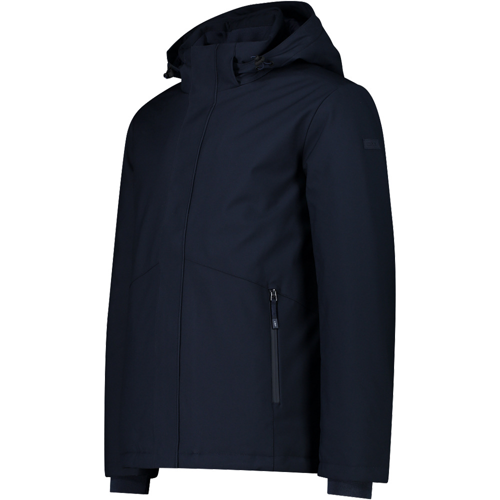 Cmp chaqueta outdoor hombre MAN JACKET SNAPS HOOD AZUL vista detalle