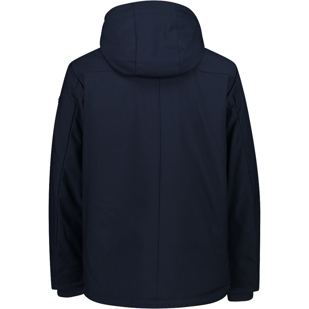 Cmp chaqueta outdoor hombre MAN JACKET SNAPS HOOD AZUL vista trasera