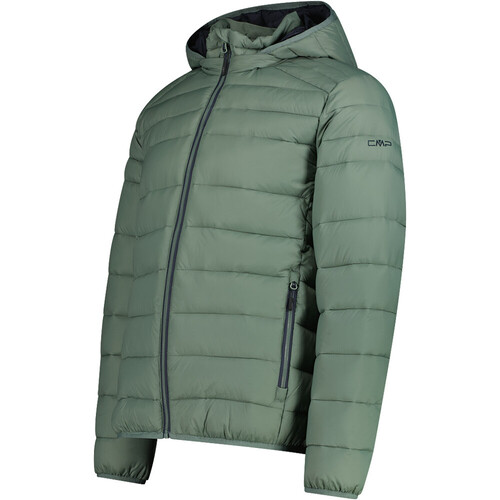 CMP MAN JACKET SNAPS HOOD verde