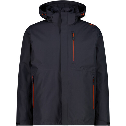 CMP MAN JACKET ZIP HOOD DETACHABLE INN.JACKET gris