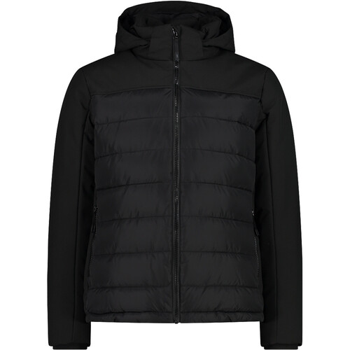 CMP MAN JACKET ZIP HOOD negro