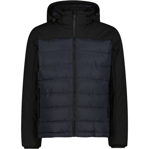 CMP MAN JACKET ZIP HOOD negro