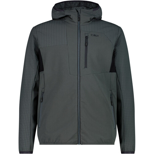 CMP MAN JACKET ZIP HOOD verde